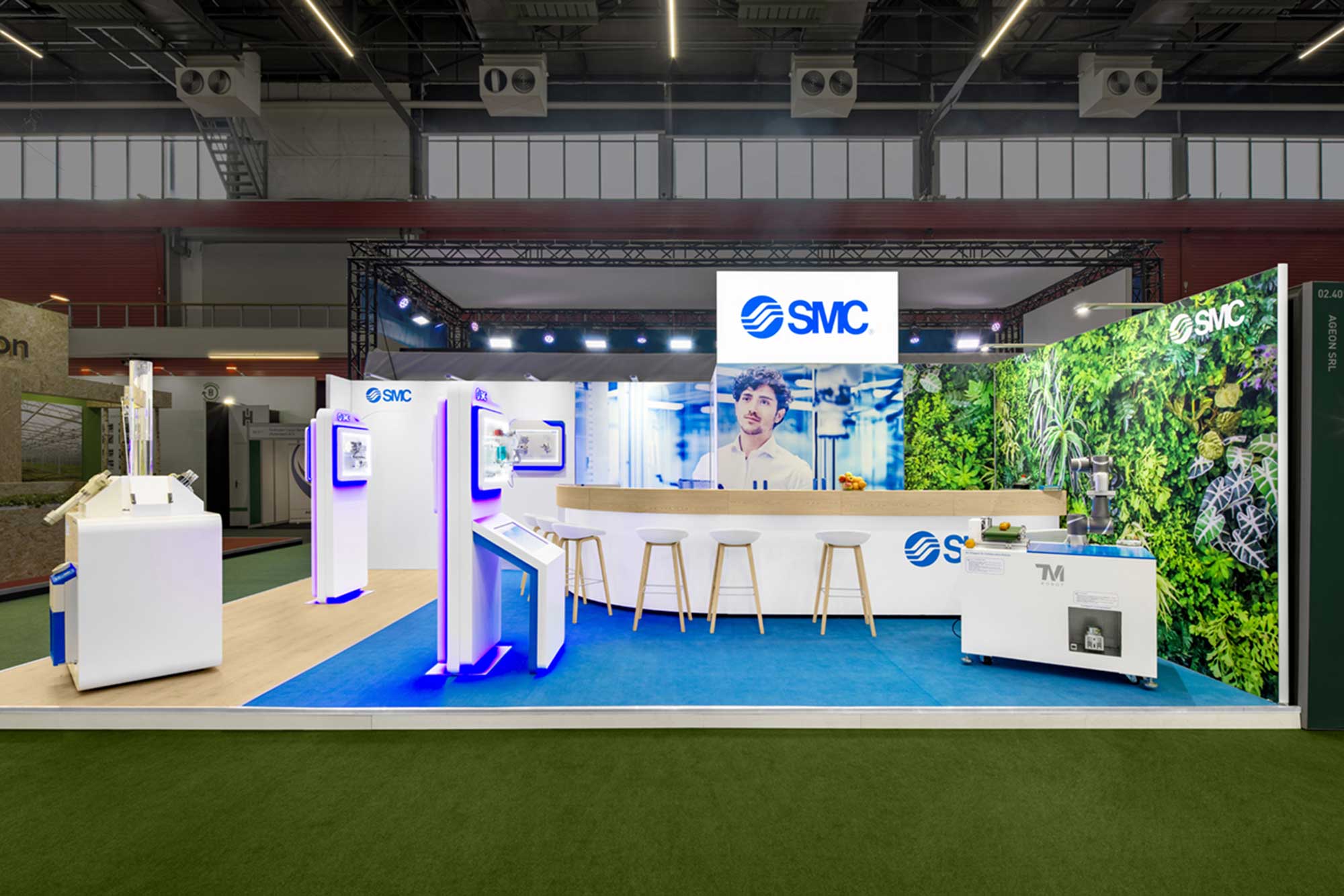 Modular exhibition stand. Aluvision reseller. Eldee Expo Experts.