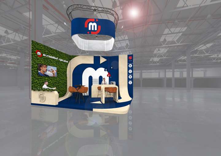 Trade show booth Morssinkhof-Rymoplast at Plastic Recycling Show (PRSE)