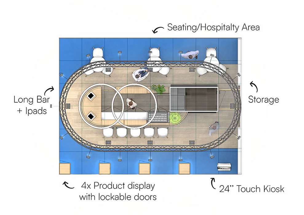 Stand Design Kurita - Aquatech exhibition RAI Amsterdam