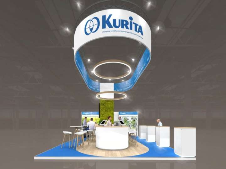 Stand Design Kurita - Aquatech exhibition RAI Amsterdam