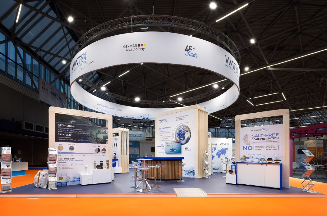 Watch Water at Aquatech exhibition in Amsterdam