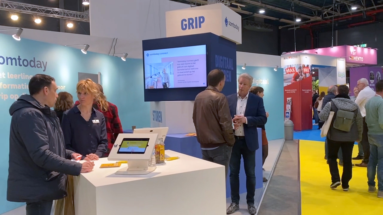 leads verzamelen tijdens beursdeelname