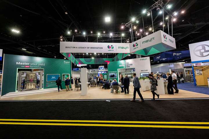 Beursstand Meyn Food - IPPE, Atlanta. Succesvolle beursdeelname in de USA.