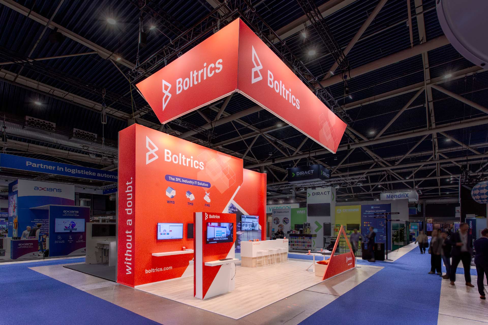 Stand vakbeurs ICT & Logistiek - Boltrics Professionals