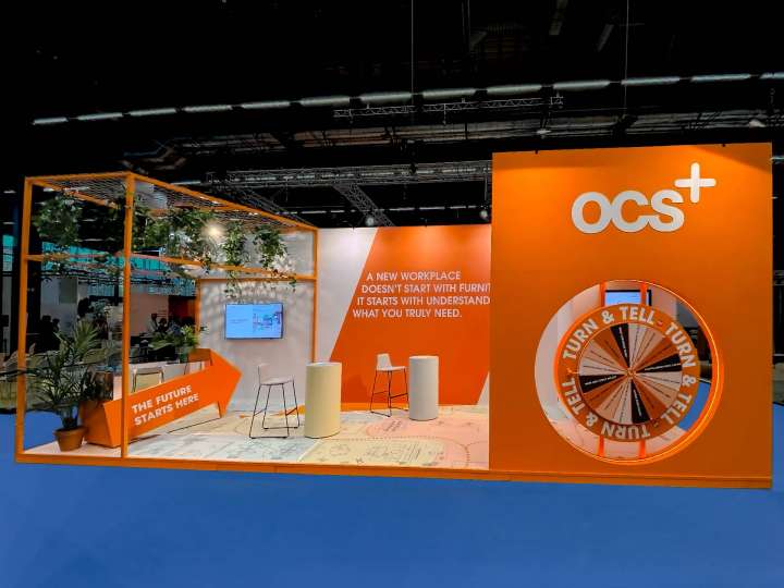 Beursstand Workspace Design Show OCS+